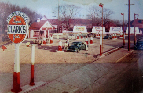Clark's Gas, 1851 Central Avenue NE, Minneapolis, MN, 1951
