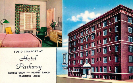 Hotel Parkway, Minneapolis Minnesota, 1940's