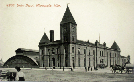 Union Depot, Minneapolis Minnesota, 1911