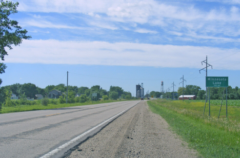 Population sign, Minnesota Lake Minnesota, 2014