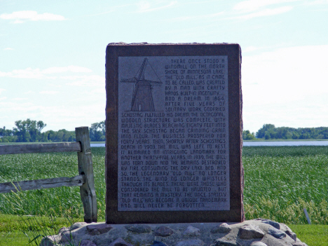 Monument to the Old Mill, Minnesota Lake Minnesota, 2014