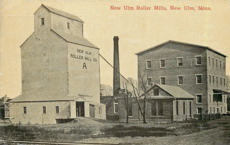 New Ulm Roller Mills, New Ulm Minnesota, 1915