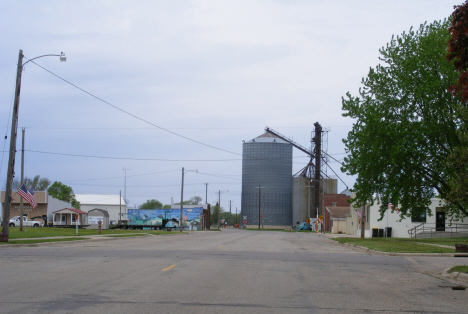 Street scene, Odin Minnesota, 2014