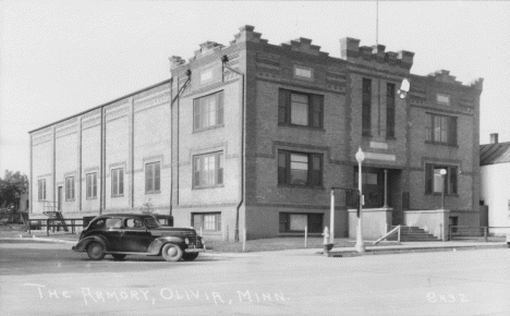 Armory, Olivia Minnesota, 1940's