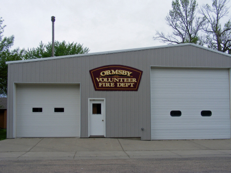 Ormsby Volunteer Fire Department, Ormsby Minnesota, 2014