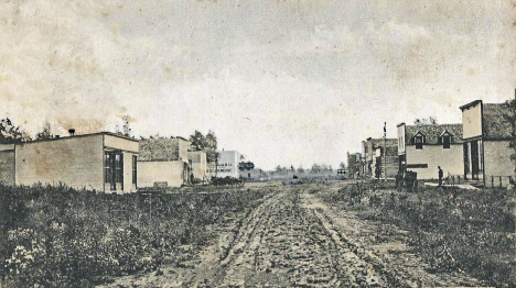 Street scene, Plummer Minnesota, 1908