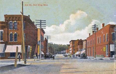 3rd Street, Red Wing Minnesota, 1910's