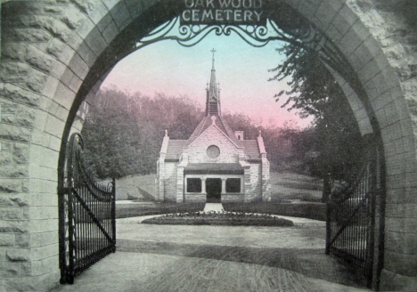 Memorial Chapel and Arch, Oakwood Cemetary, Red Wing Minnesota, 1913