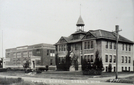 Public schools, Sebeka Minnesota, 1940's?