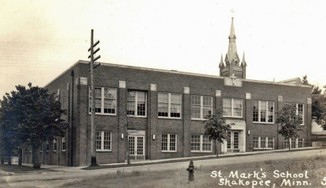 St. Mark's School, Shakopee Minnesota, 1940's