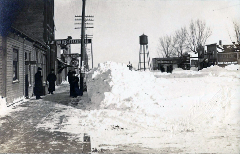 Winter scene, Slayton Minnesota, 1910;s