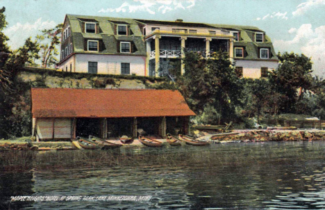 Maple Heights Hotel, Spring Park Minnesota, 1910