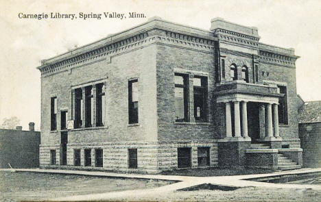 Carnegie Library, Spring Valley Minnesota, 1910