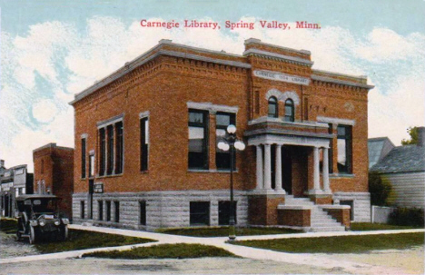 Carnegie Library, Spring Valley Minnesota, 1905