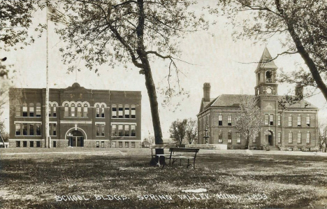 School Buildings, Spring Valley Minnesota, 1918
