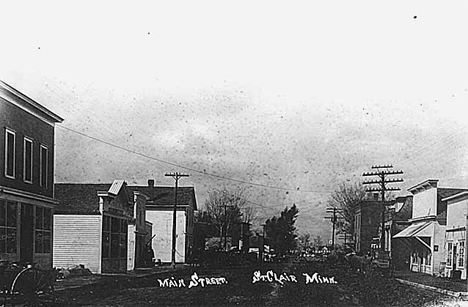 Main Street, St. Clair Minnesota, 1908