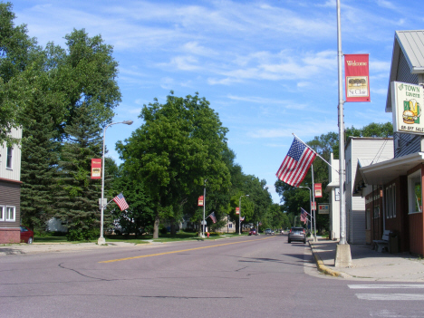 Street scene, St. Clair Minnesota, 2014