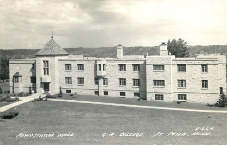 Rundstrom Hall, Gustavus Adolphus College, St. Peter Minnesota, 1948