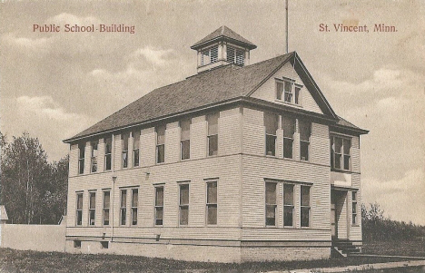 Public School, St. Vincent Minnesota, 1910's