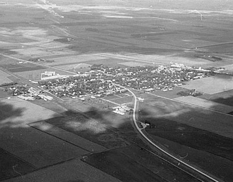 Aerial view, Trimont Minnesota, 1962