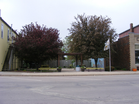 Park and gazebo, Truman Minnesota, 2014