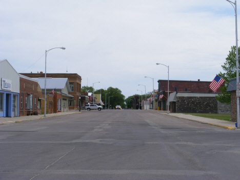 Street scene, Truman Minnesota, 2014