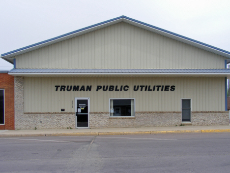 Truman Public Utilities building, Truman Minnesota, 2014