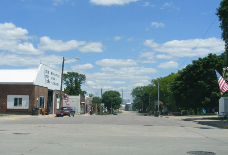 Street scene, Vernon Center Minnesota, 2014