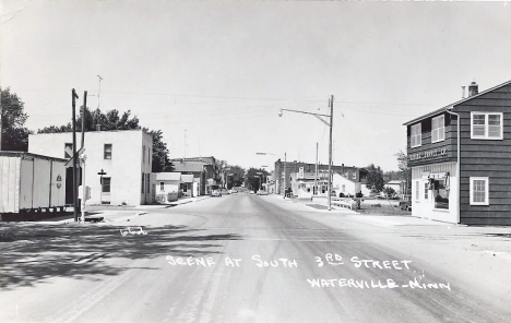 South 3rd Street, Waterville Minnesota, 1960's