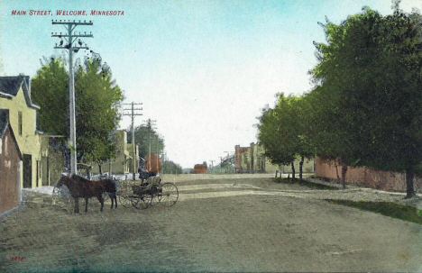 Main Street, Welcome Minnesota, 1909