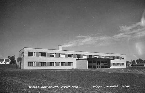 Wells Municipal Hospital, Wells Minnesota, 1950