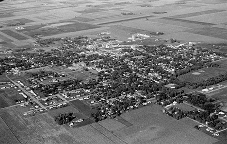 Aerial view, Wells Minnesota, 1962