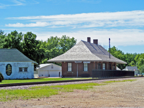 Former Train Depot, now Wells Museum, Wells Minnesota, 2014