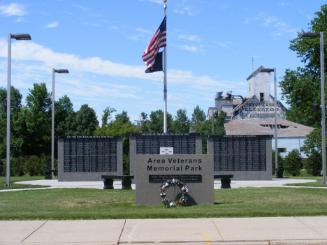 Area Veterans Memorial Park, Wells Minnesota, 2014