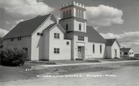 Winger Lutheran Church, Winger Minnesota, 1940's