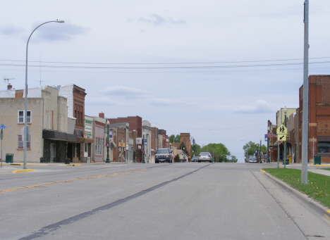 Street scene, Winnebago Minnesota, 2014