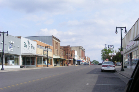 Street scene, Worthington Minnesota, 2014