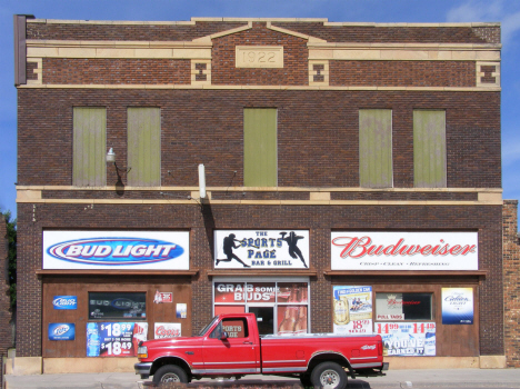 Street scene, Adrian Minnesota, 2014