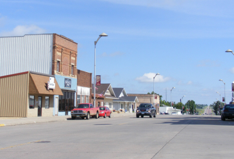 Street scene, Adrian Minnesota, 2014