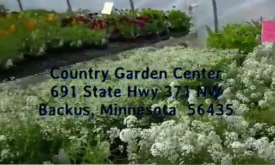 Country Garden Center, Backus Minnesota