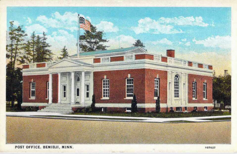 Post Office, Bemidji Minnesota, 1925