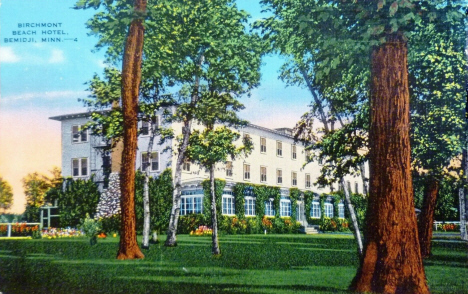 Birchmont Beach Hotel, Bemidji Minnesota, 1947