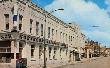 Beltrami Avenue and 3rd Street, Bemidji Minnesota, 1960