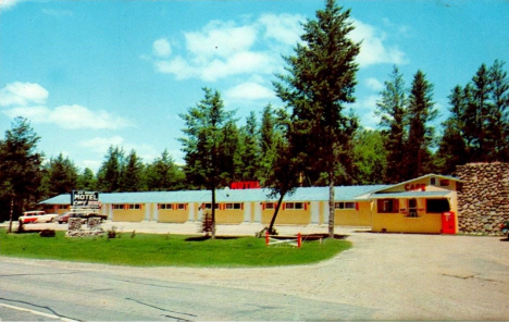 Big Winnie Motel and Steakhouse, Bena Minnesota, 1960's