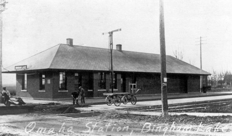 Omaha Station, Bingham Lake Minnesota, 1918