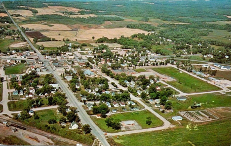 Aerial view, Blackduck Minnesota, 1962