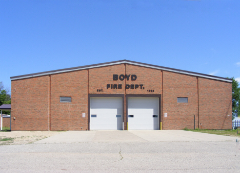 Fire Department, Boyd Minnesota, 2014