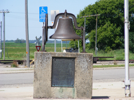 Original school bell, Boyd Minnesota, 2014