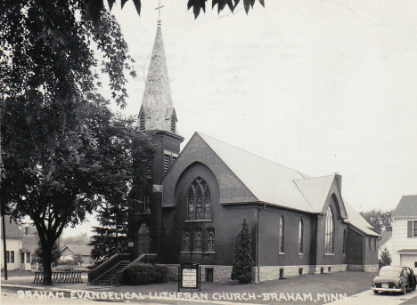 Braham Evangelical Lutheran Church, Braham Minnesota, 1957