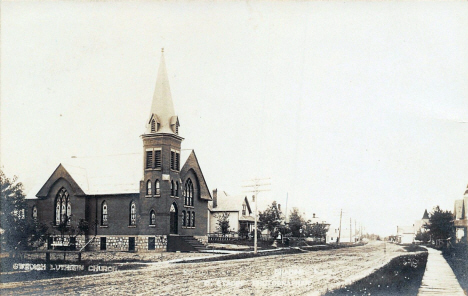 Swedish Lutheran Church, Braham Minnesota, 1908